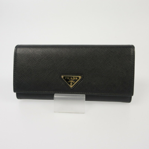 Prada Saffiano Triangle Long Wallet - Picture 2 of 13